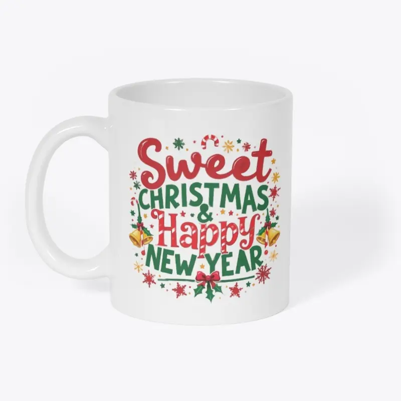 SWEET CRISTMAS HAPPY NEW YEAR T shirt